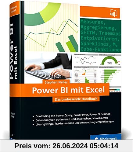 Power BI mit Excel: Das umfassende Handbuch. Controlling und Business Intelligence mit Power Query, Power Pivot, Power B