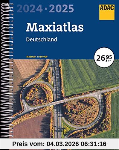 unbekannt Adac Maxiatlas 2024/2025 Deutschland 1, 150.000 (Adac Atlanten)