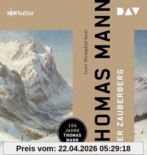 Der Zauberberg: Lesung mit Gert Westphal (2 mp3-CDs)