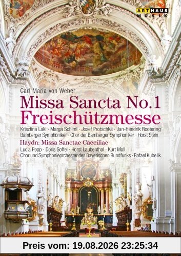 Horst Stein Weber/Haydn, Missa Sancta/Missa Sanctae Caeciliae (Basilika Waldsassen 1986, Basilika Ottobeuren 1982) [Dvd]