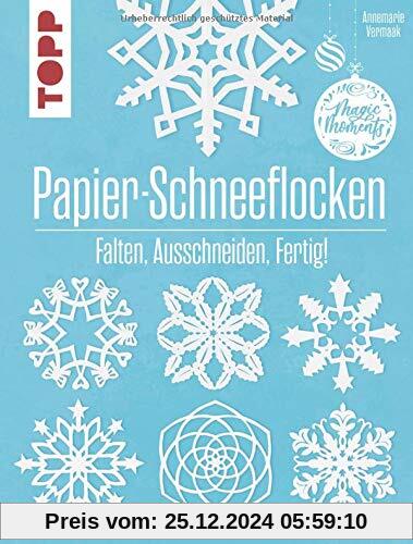 Papier-Schneeflocken: Falten, Ausschneiden, Fertig!