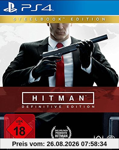 HITMAN: DEFINITIVE EDITION - STEELBOOK EDITION - [PlayStation 4]