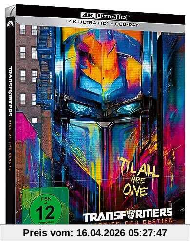 Transformers: Aufstieg der Bestien - Limited Steelbook [4K UHD] + [Blu-ray 2D]