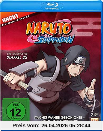 Naruto Shippuden - Staffel 22: Itachis wahre Geschichte - Licht und Finsternis (Folgen 671-678) [Blu-ray]