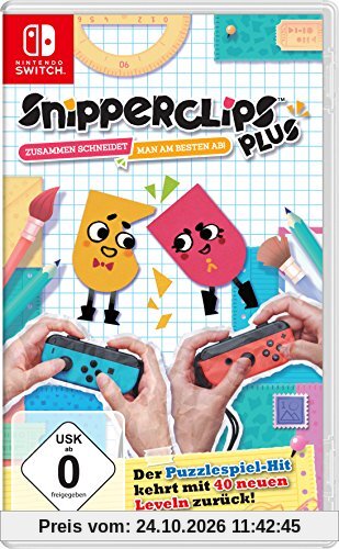 Snipperclips Plus - Zusammen schneidet man am besten ab! - [Nintendo Switch]