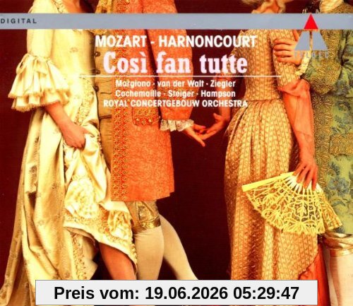 Harnoncourt Mozart, Cosi Fan Tutte (Gesamtaufnahme) (ital.)