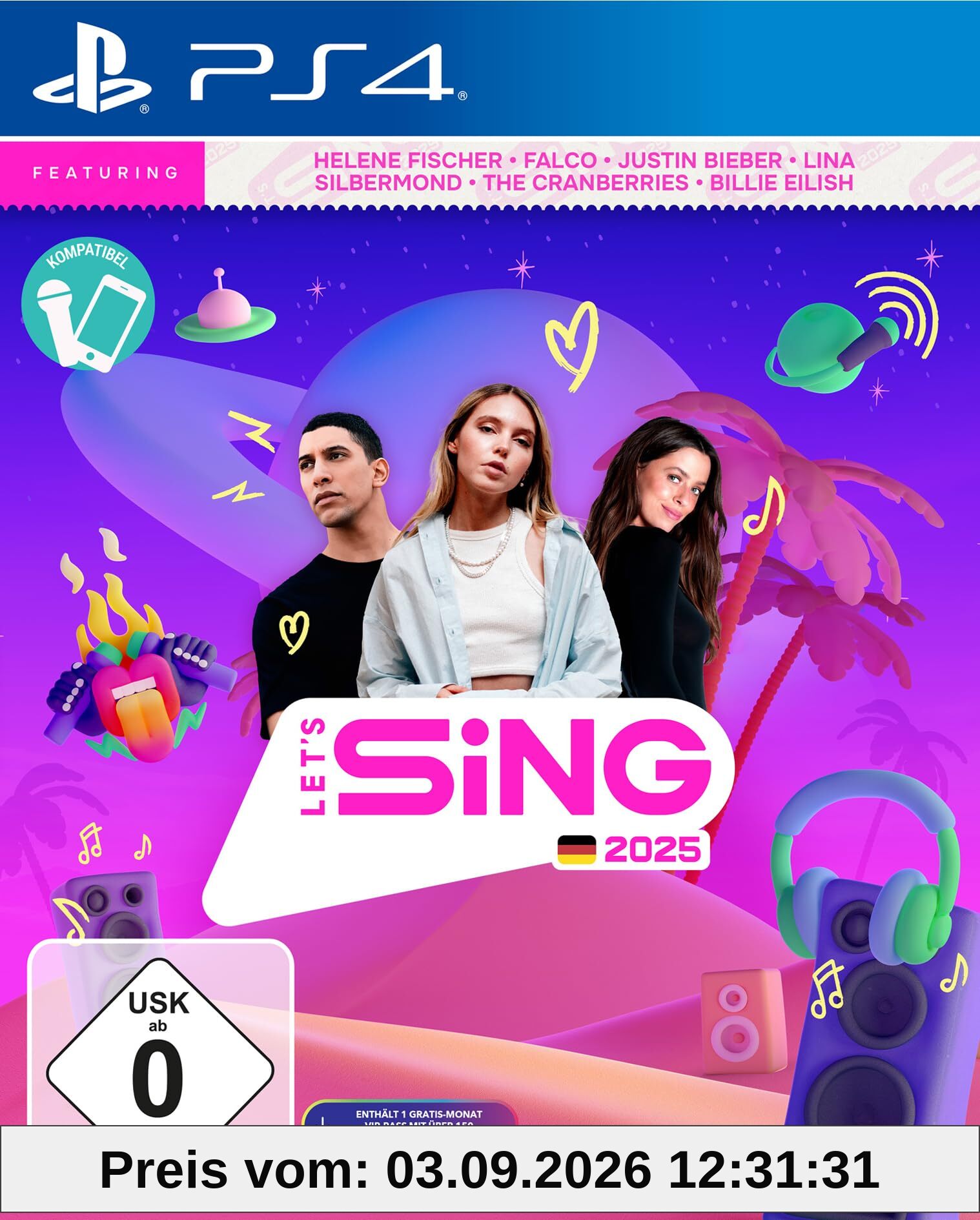 Let's Sing 2025 German Version (Playstation 4)