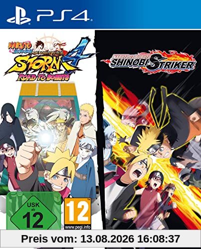Naruto Shippuden Ultimata Ninja Storm 4, Road to Boruto + Naruto to Boruto Shinobi Striker - [PlayStation 4]