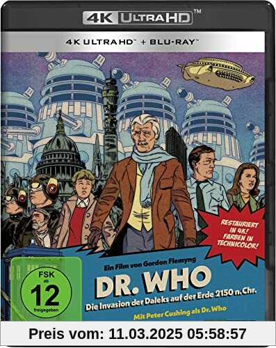 Dr. Who: Die Invasion der Daleks auf der Erde 2150 n. Chr. (+ Blu-ray)