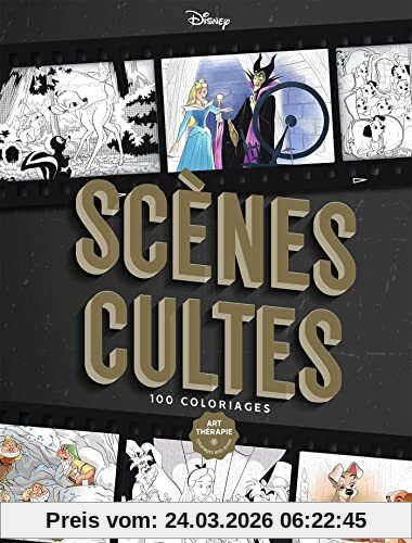 Scènes cultes : 100 coloriages