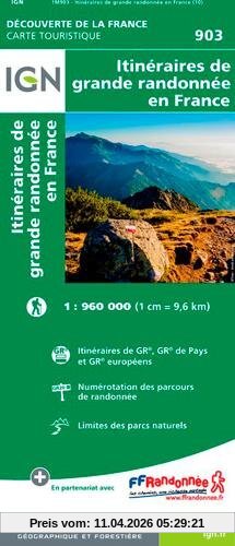 Itinéraires de grande randonnée en France