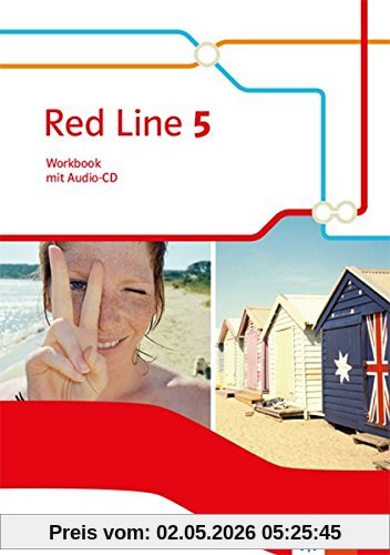 Red Line 5: Workbook mit Audio-CD Klasse 9 (Red Line. Ausgabe ab 2014)