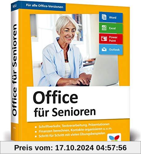 Office für Senioren: Geeignet für Microsoft Office 2010 bis 2019, Office 365 und die Office-Apps für Mobilgeräte – Großd