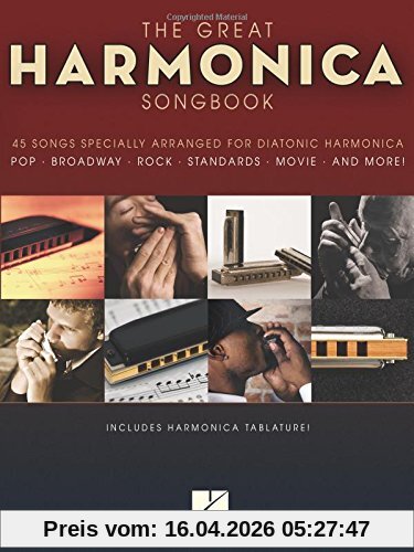 The Great Harmonica Songbook 45 Songs Arranged Diatonic Harm BK