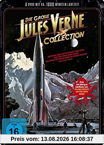 Die grosse Jules Verne Collection 20.000 Meilen unter dem Meer - 12 Filme auf 4 DVDs - Steelbox