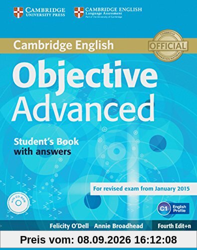 Objective Advanced / Student's Book with answers with CD-ROM: 4rth Edition