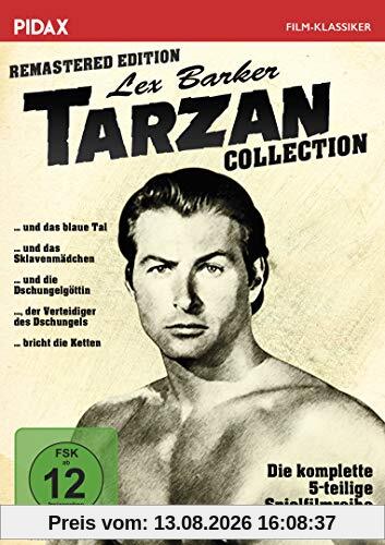 Tarzan - Lex Barker Collection / Remastered Edition / Alle 5 Tarzan-Abenteuer mit Lex Barker in einer Sammlung (Pidax Film-Klassiker) [3 DVDs]