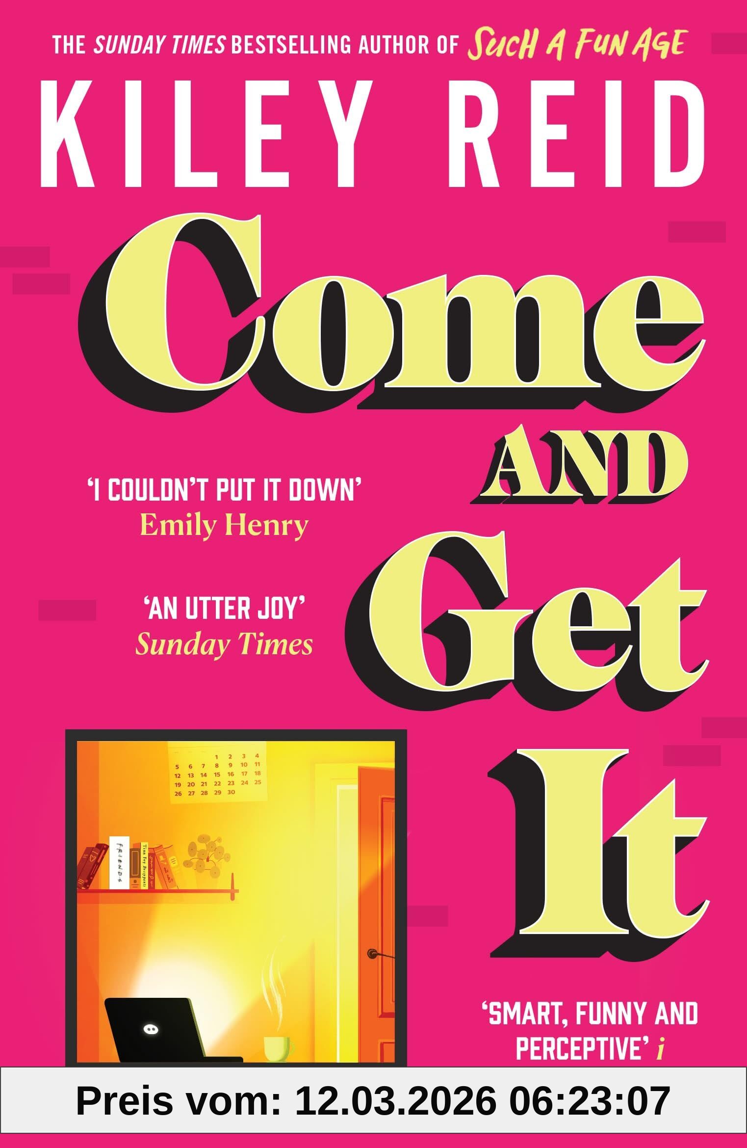 Kiley Reid Come And Get It, One Of 2024's Hottest Reads – Chosen For Fearne Cotton's Happy Place Book Club