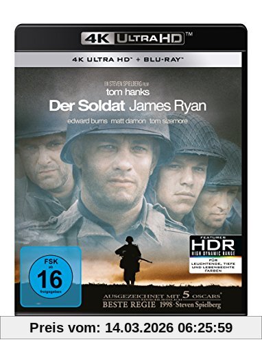 Steven Spielberg Der Soldat James Ryan (4K Ultra Hd) (+ Blu-ray 2D)