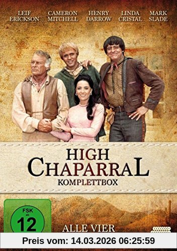 William F. Claxton High Chaparral - Komplettbox, Alle Vier Staffeln [26 DVDs]