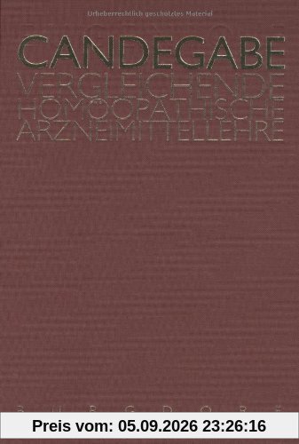Vergleichende Arzneimittellehre
