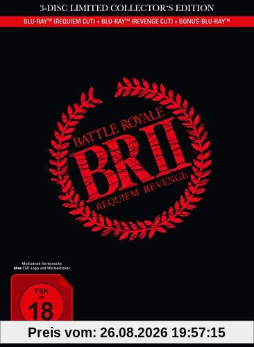 Battle Royale 2 - 3-Disc Limited Collector's Edition - Mediabook inkl. Requiem Cut, Revenge Cut und Bonus-BD [Blu-ray]