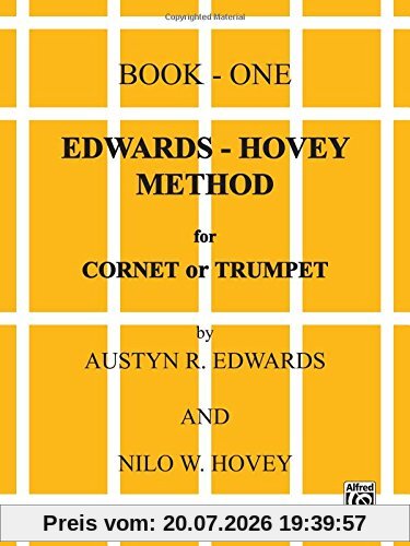 Nilo Hovey Edwards-Hovey Method For Cornet Or Trumpet, Bk 1