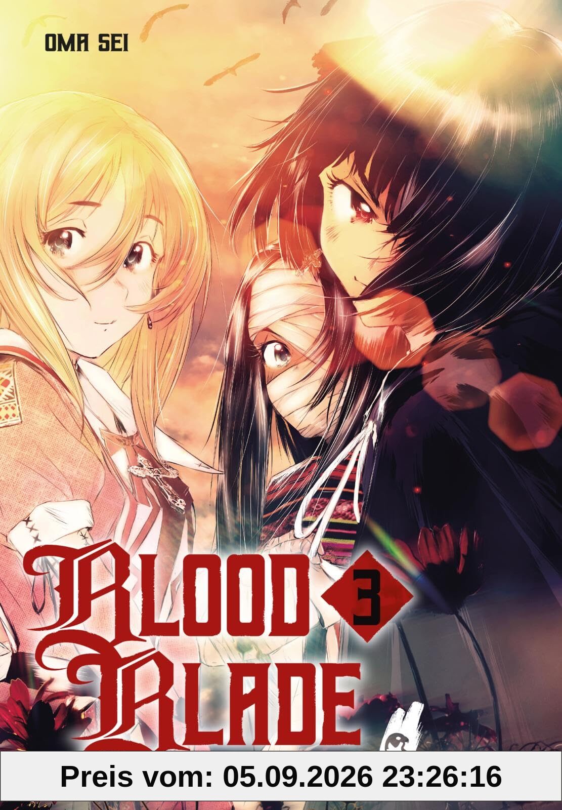 Blood Blade 3: Düsterer Horror-Manga, in dem Dracula als Vampirin in einem alternativen Europa wiedergeboren wird
