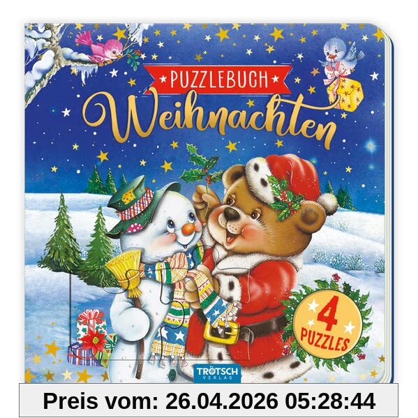 Trötsch Pappenbuch Puzzlebuch Weihnachten: Beschäftigungsbuch Entdeckerbuch Puzzlebuch