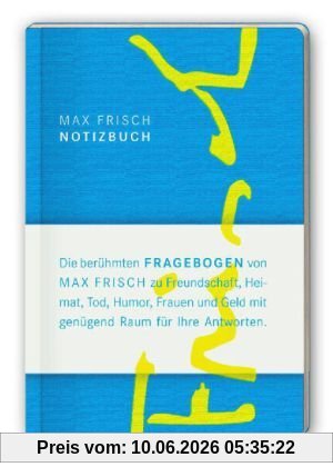 Notizbuch mit den Fragebogen von Max Frisch (suhrkamp taschenbuch)
