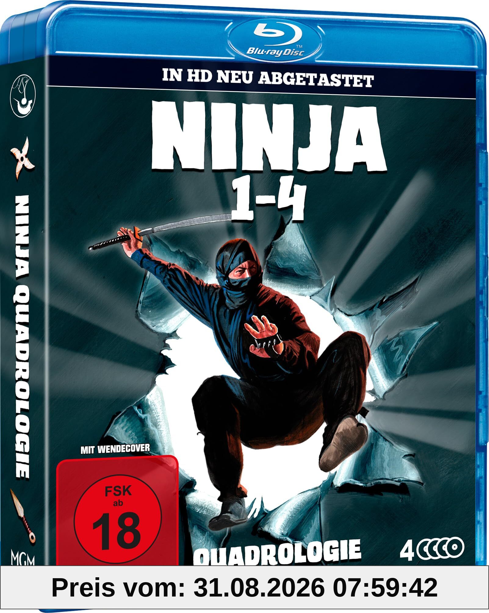 Ninja 1-4 Quadrologie Box-Edition [Blu-ray]