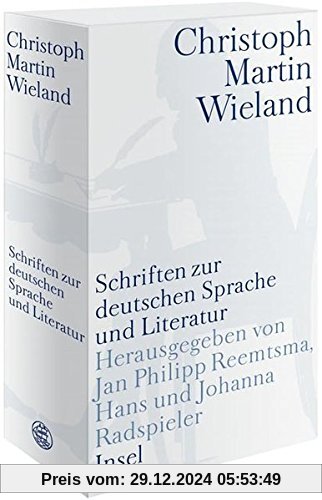 Werke in Einzelausgaben: Schriften zur deutschen Sprache und Literatur