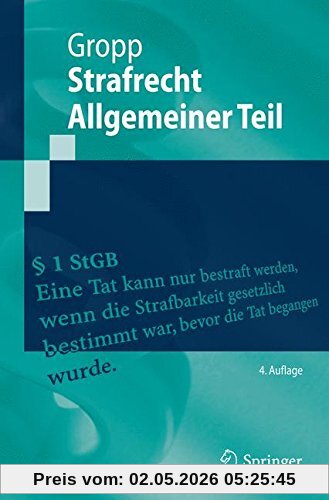 Strafrecht  Allgemeiner Teil (Springer-Lehrbuch)