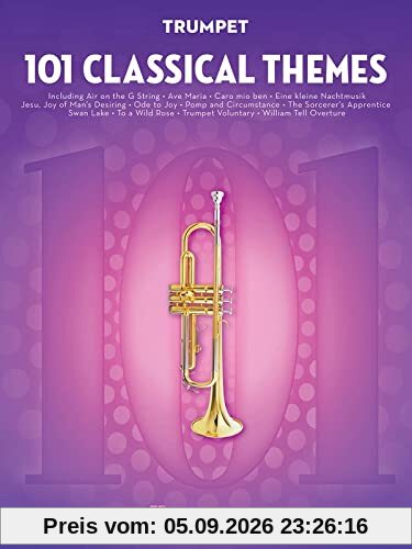 101 Classical Themes -For Trumpet- (Book): Noten, Sammelband für Trompete