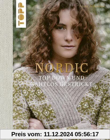 Nordic - Top Down und nahtlos gestrickt (Laine): 20 Strickprojekte in sanften Farben in den Größen XXS-5XL