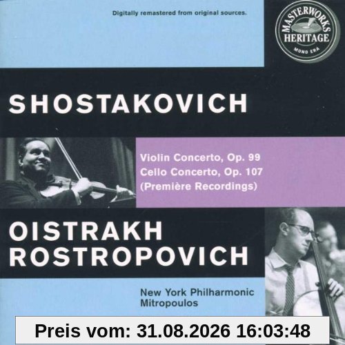 David Oistrakh Schostakovitch, Violin Concerto Op. 99 / Cello Concerto Op. 107