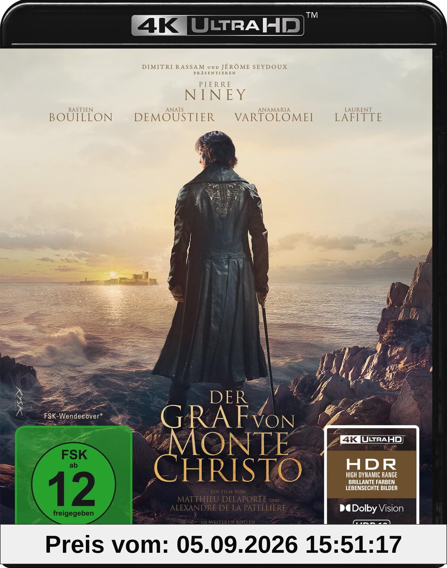 Der Graf von Monte Christo (4K Ultra HD) [Blu-ray]