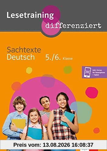 Lesetraining differenziert - Sachtexte Deutsch 5./6. Klasse: Buch + online