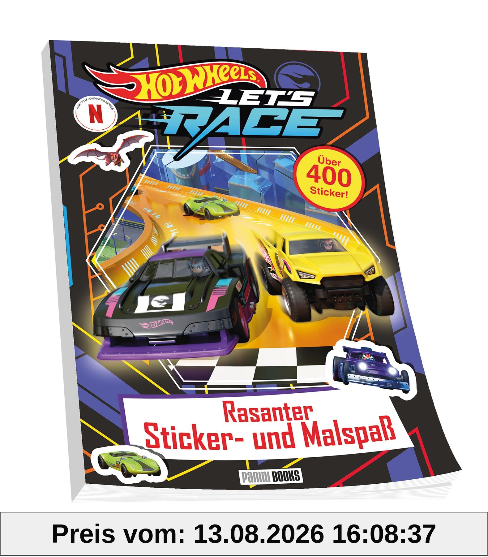 Hot Wheels™ Let's Race: Rasanter Sticker- und Malspaß: Sticker- und Malblock