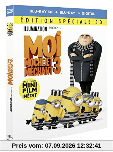 Moi, moche et méchant 3 [Édition spéciale 3D - Blu-ray 3D + Blu-ray + Digital]