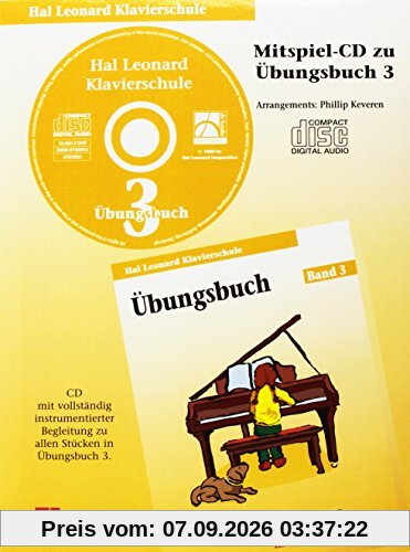 Hal Leonard Klavierschule Übungsbuch 03 (CD)