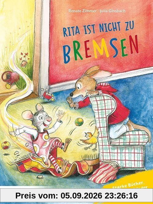 Konrad Känguru und Rita Rennmaus. Rita ist nicht zu bremsen