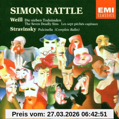 Simon Rattle Sieben Todsünden / Pulcinella