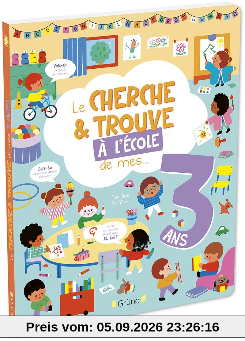 Le cherche & trouve de mes... 3 ans : l'école