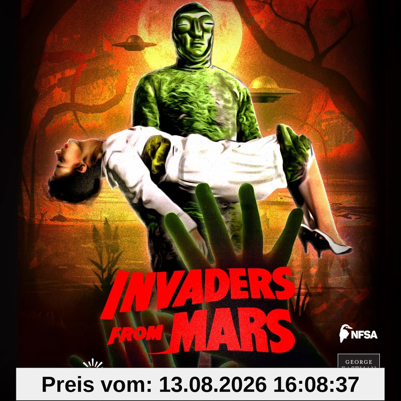 Invasion vom Mars 4k Ultra HD - Restauriertes 4k Ultra HD - Amerikanischer Sci-Fi-Film von 1953 - Tolle Geschenkidee für Sammler & Filmfans