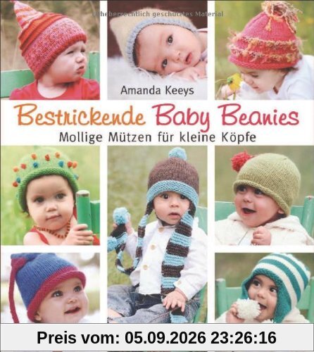 Bestrickende Baby Beanies. Mollige Mützen für kleine Köpfe
