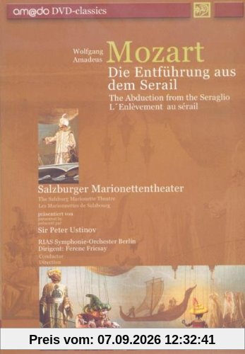 Wolfgang Amadeus Mozart: Die Entführung aus dem Serail (Oper) (Gesamtaufnahme) (Salzburger Marionettentheater)