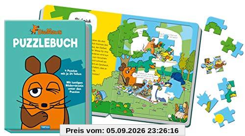 Puzzlebuch Die Maus: 10 Seiten, 4 Puzzle