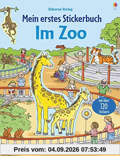 Mein erstes Stickerbuch: Im Zoo