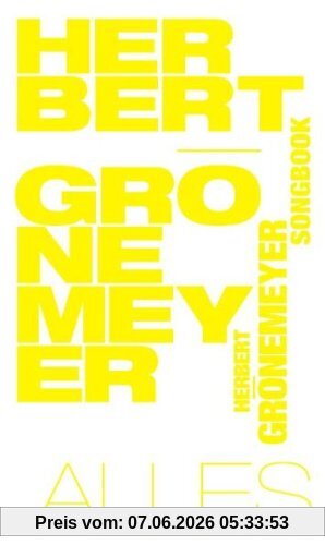 Herbert Grönemeyer: Alles. Songbook